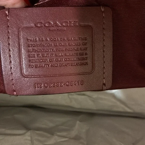 Coach Dempsey 40 Black and Gray Signature Tote and Pouch Set NWOT - Picture 6 of 12